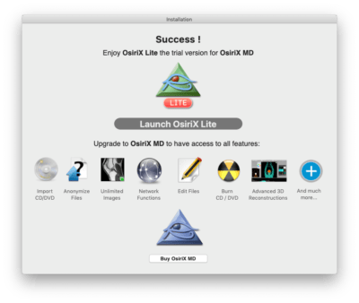 osirix lite length tool not working
