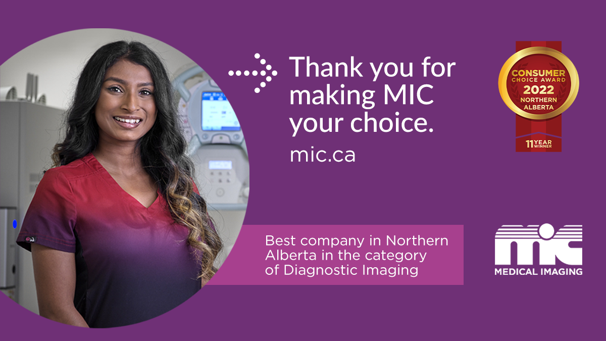 2022 Consumer Choice Award Winner MIC Medical Imaging MIC Medical